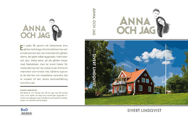 Illustration bokomslag Anna och jag
