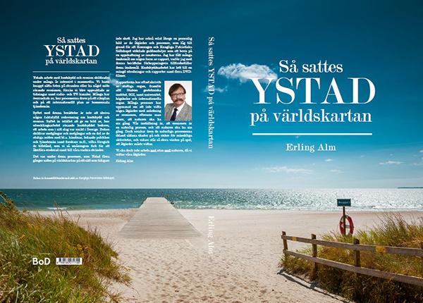 Illustration bokomslag Så sattes Ystad på Världskartan