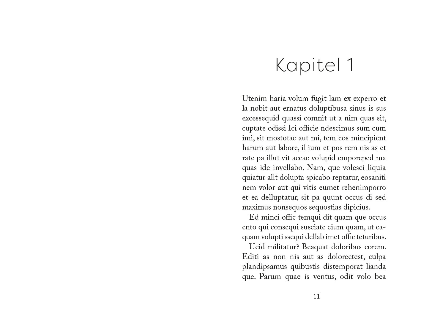 Exempel kapitel design barnbok variant klassisk