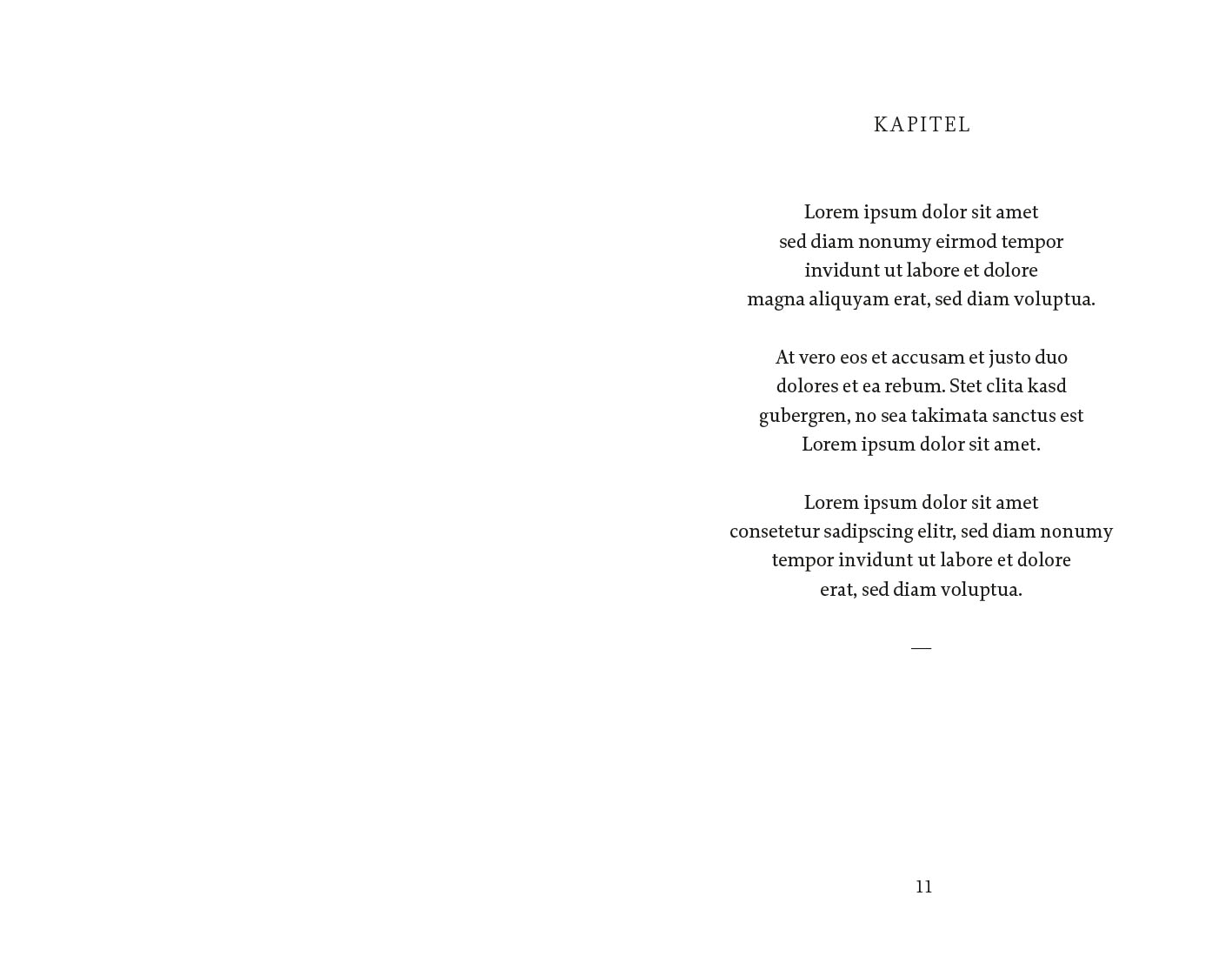 Exempel kapitel design poesi klassisk variant romantisk