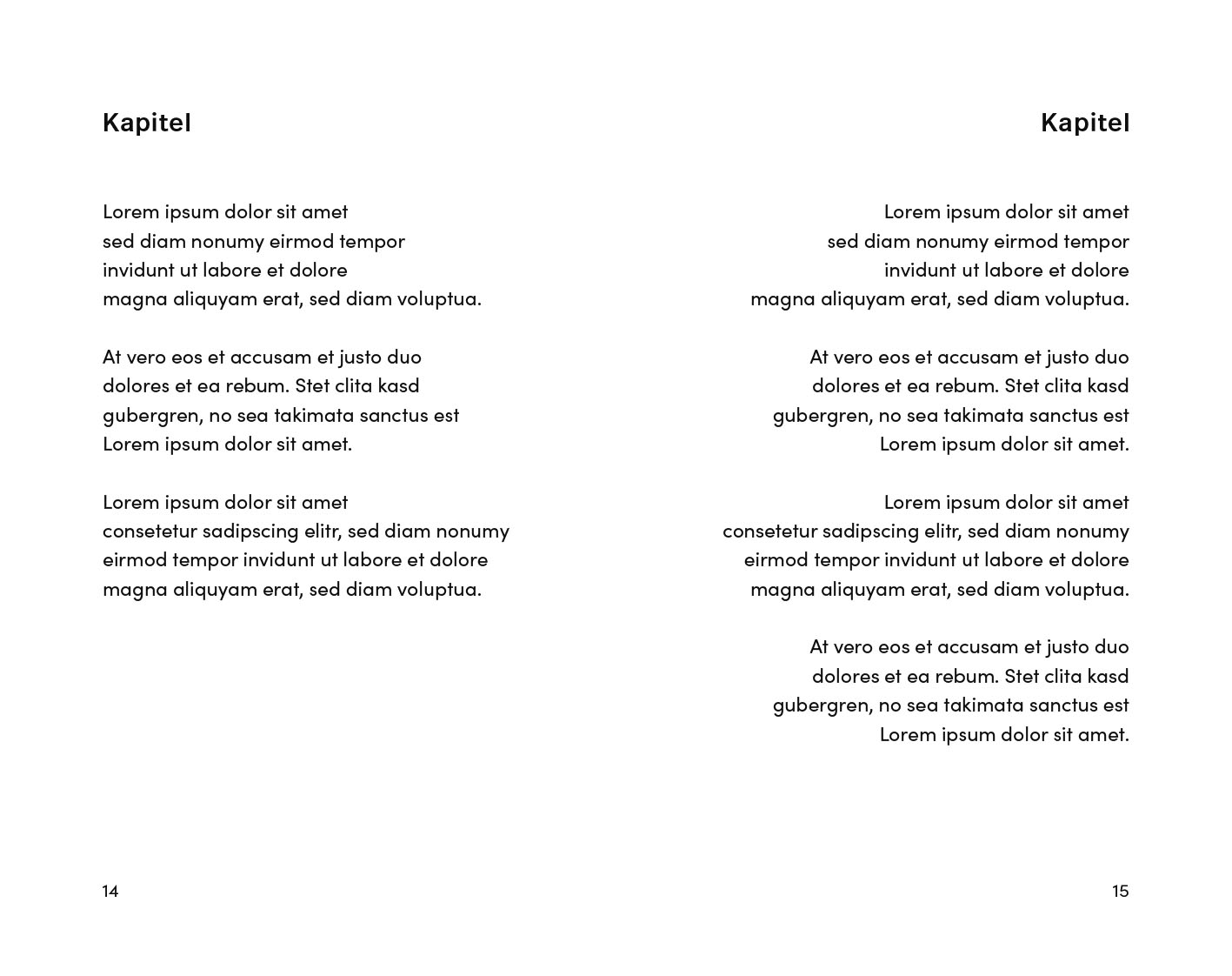 Exempel underkapitel design poesi modern variant rustik