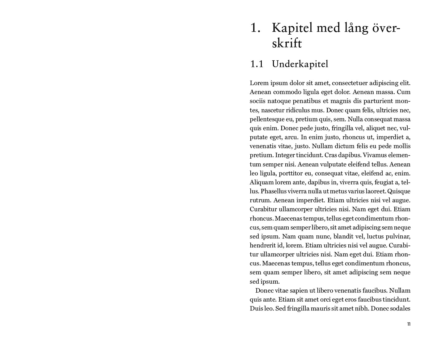 Exempel Kapitel Design facklitteratur akademisk variant historisk