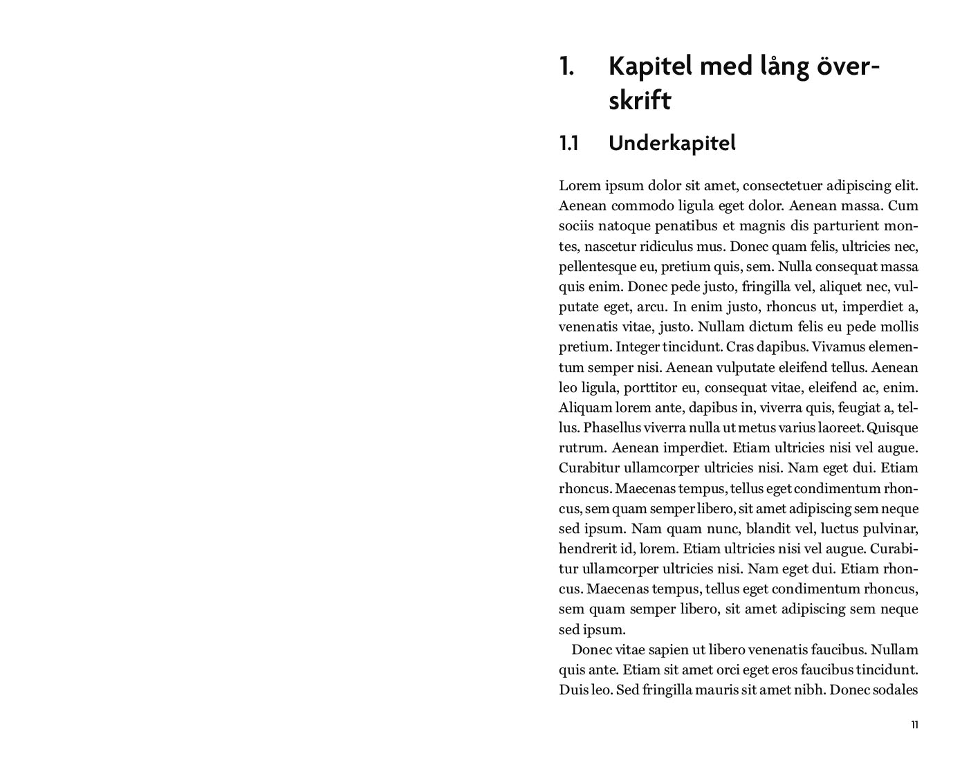 Exempel kapitel design facklitteratur akademisk variant modern