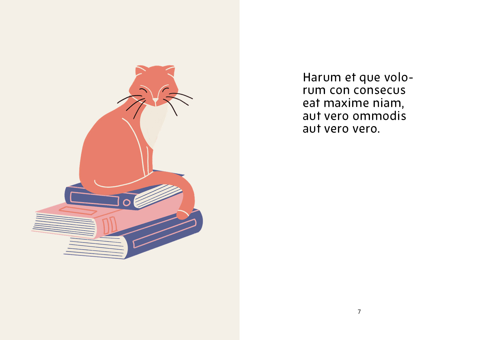Exempel underkapitel design bilderbok klassisk variant