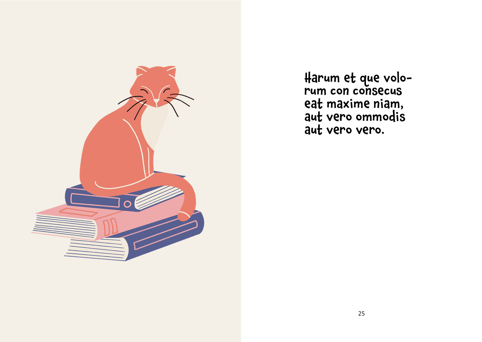 Exempel underkapitel design bilderbok variant lustig