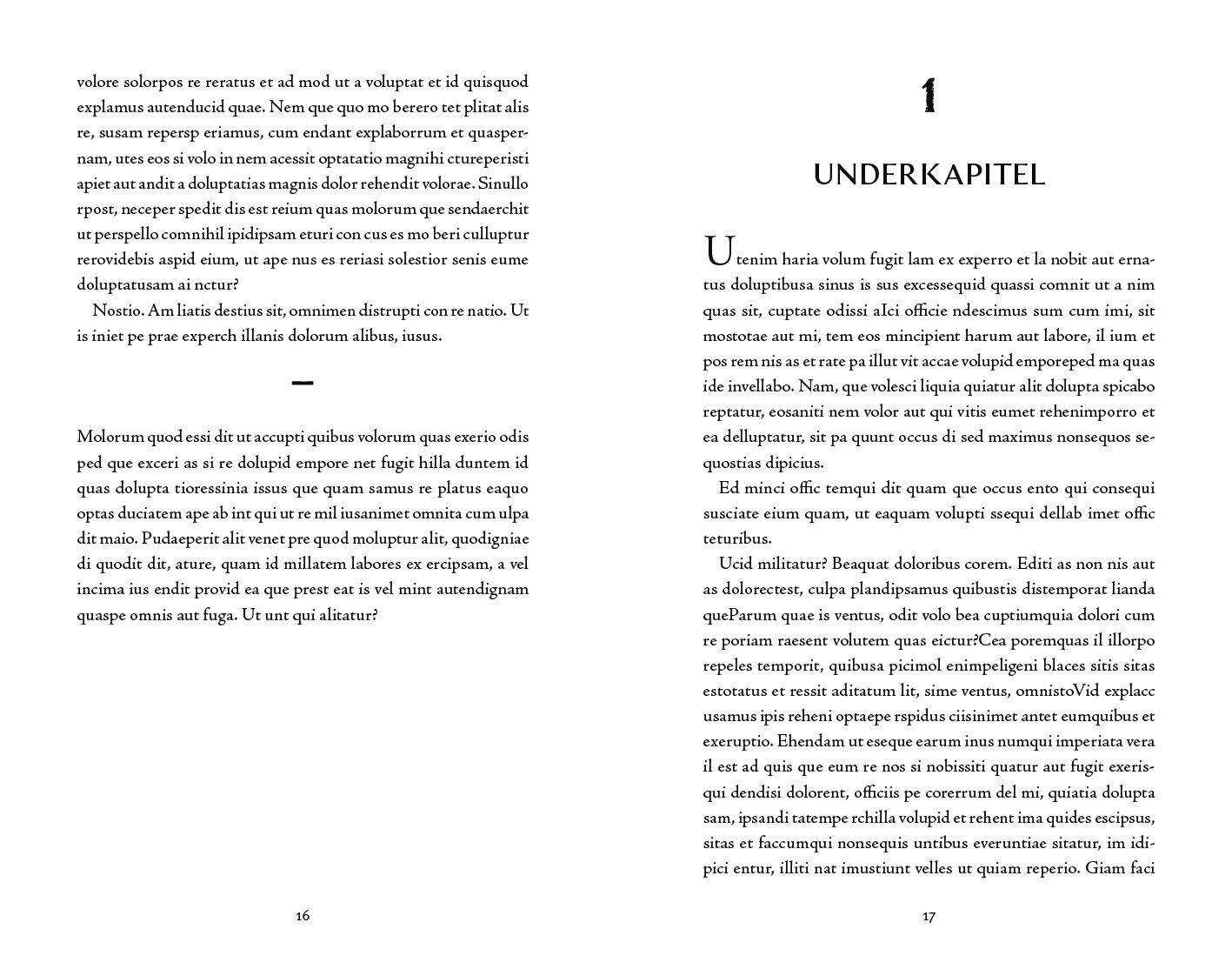 Exempel Kapitel numrerad design fantasy variant individuell