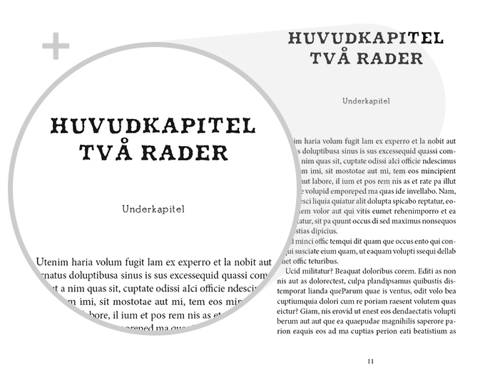 Exempel kapitel design deckare variant individuell-förstoring