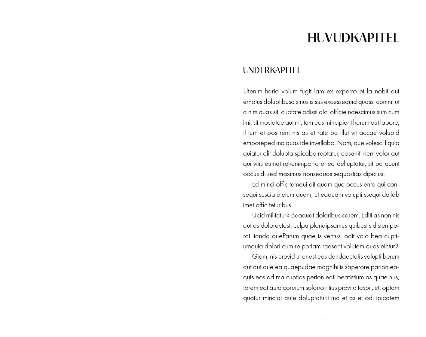 Exempel kapitel design handbok variant individuell