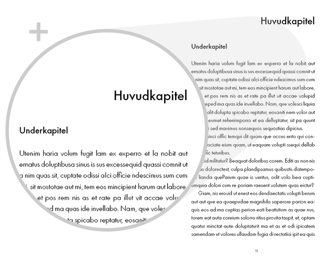 Exempel kapitel design vägledningsbok variant klassisk-förstoring