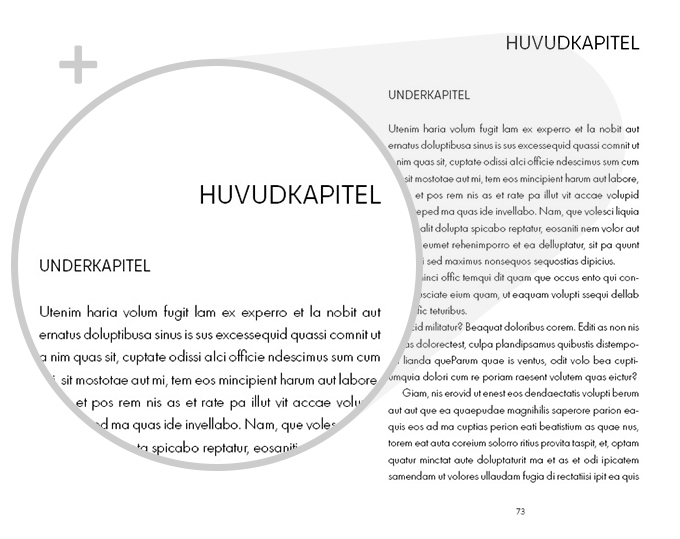 Exempel kapitel design vägledningsbok variant modern-förstoring