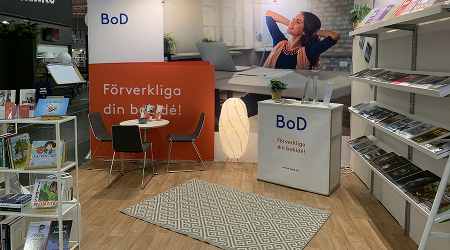 BoD:s monter på bokmässan