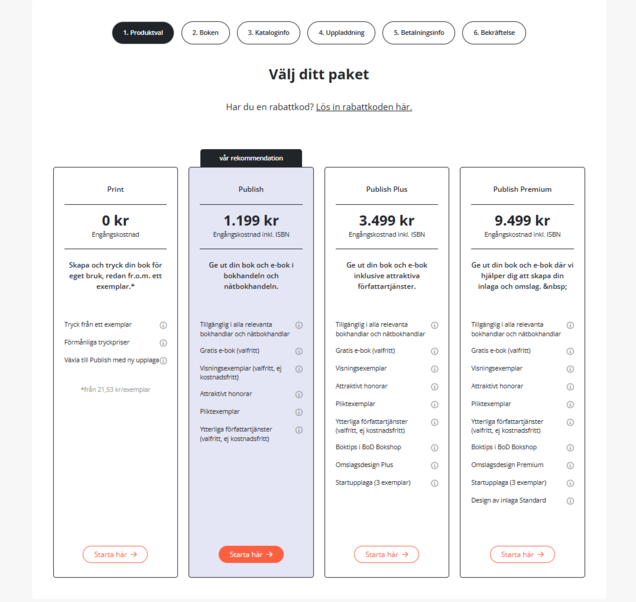 Kundportal myBoD-välj paket